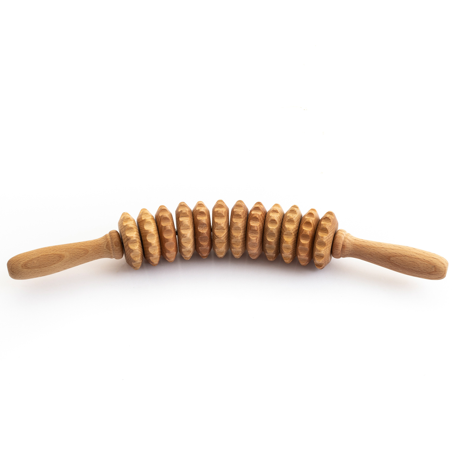 Anti Cellulite Massage waist Roller with Handle 3 | maderotherapy-accessories.com Wooden Massage roller