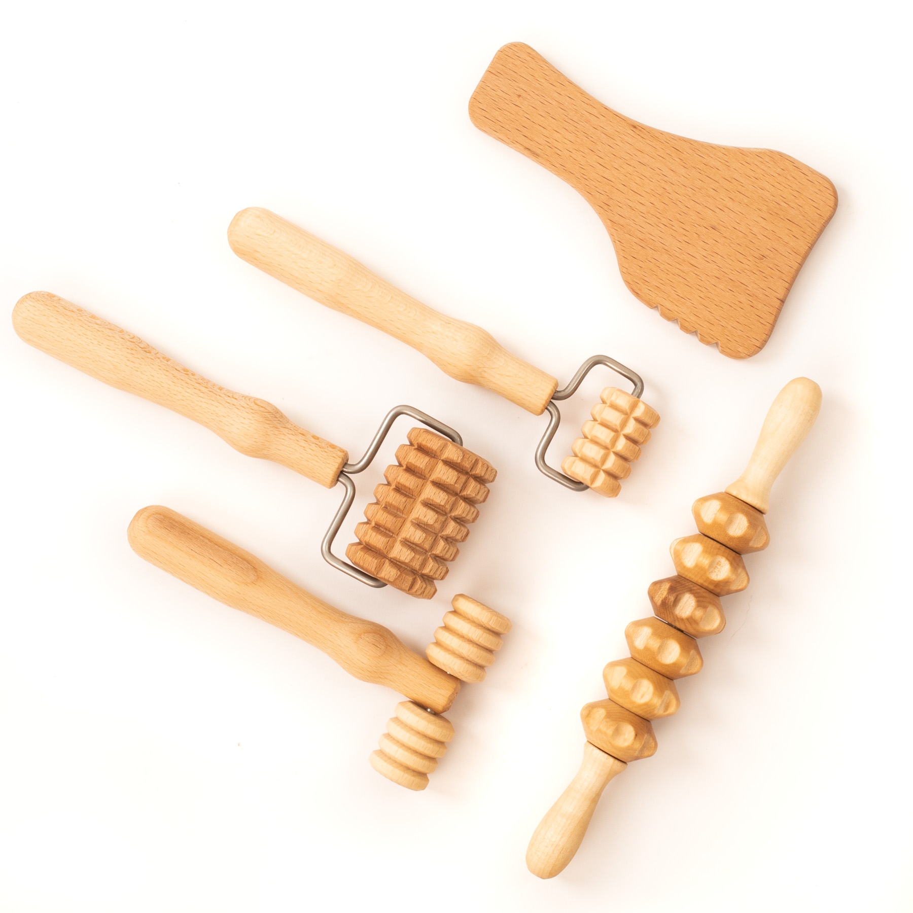 Set of wooden rollers for facial rejuvenation 26 | maderotherapy-accessories.com Set of wooden rollers for facial rejuvenation - Image 26